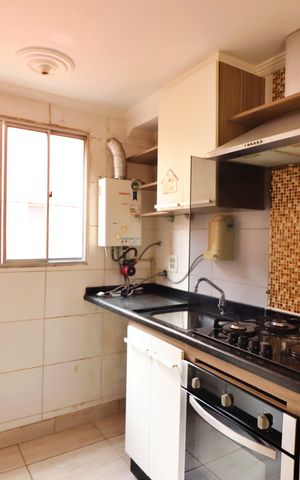 Apartamento à venda com 42m², 2 quartos e 1 vagaCozinha e Área de Serviço
