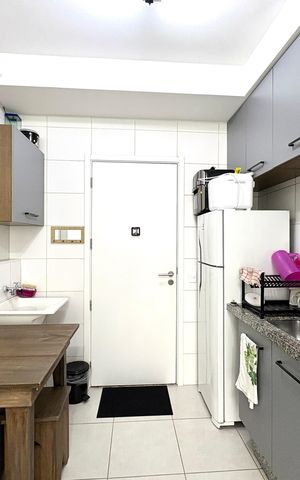 Apartamento à venda com 37m², 1 quarto e sem vaga Apartamento à venda com 37m², 1 quarto e sem vagaCozinha e Área de Serviço