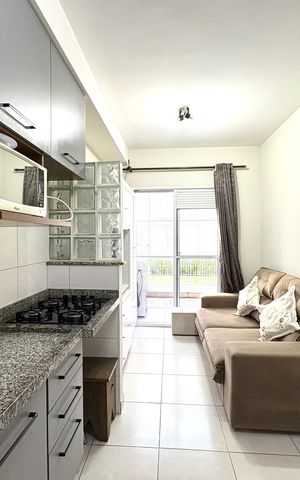 Apartamento à venda com 37m², 1 quarto e sem vaga Apartamento à venda com 37m², 1 quarto e sem vagaCozinha e Área de Serviço