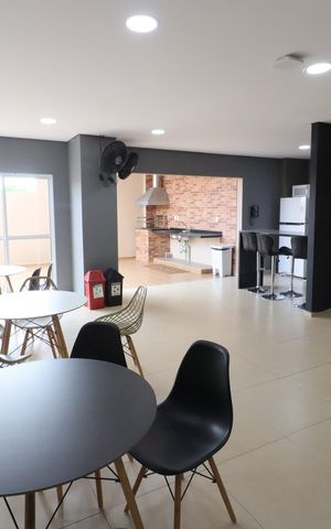 Apartamento para alugar com 42m², 2 quartos e 1 vagaÁrea comum - Salão de festas