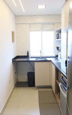 Apartamento para alugar com 42m², 2 quartos e 1 vagaCozinha e Área de Serviço