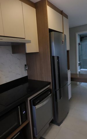 Apartamento para alugar com 42m², 2 quartos e 1 vagaCozinha e Área de Serviço