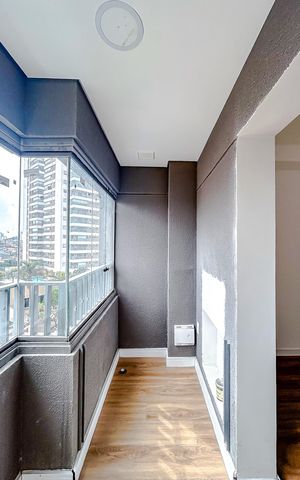 Studio à venda com 27m², 1 quarto e sem vagaVaranda