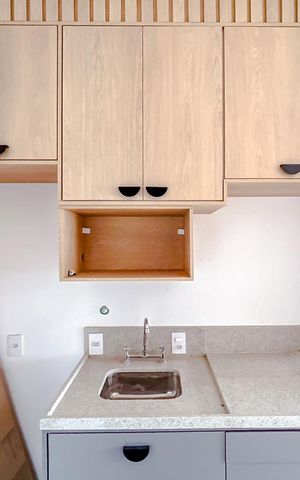 Studio à venda com 27m², 1 quarto e sem vagaCozinha - Armários