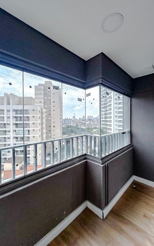 Studio à venda com 27m², 1 quarto e sem vagaVaranda