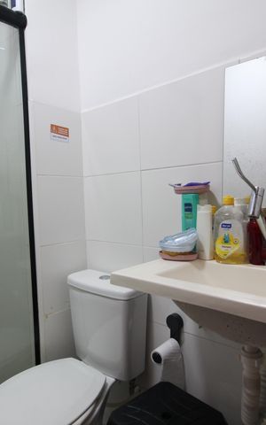 Apartamento para alugar com 46m², 2 quartos e sem vagaBanheiro