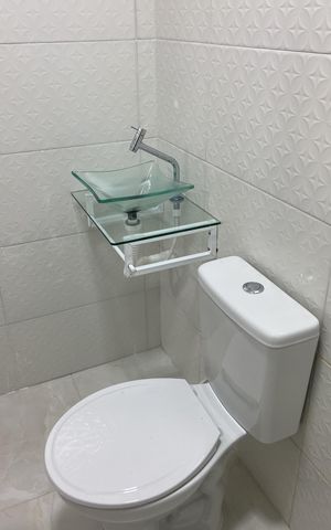 Studio para alugar com 35m², 1 quarto e sem vaga Studio para alugar com 35m², 1 quarto e sem vagaBanheiro