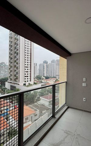 Apartamento para alugar com 35m², 1 quarto e 1 vaga Apartamento para alugar com 35m², 1 quarto e 1 vagaSacada