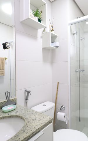 Apartamento à venda com 100m², 3 quartos e 2 vagasBanheiro Social