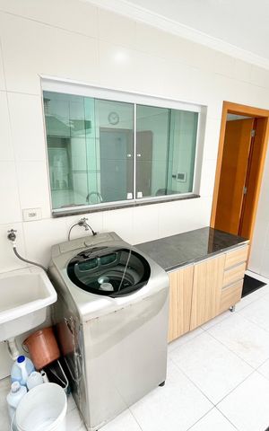 Casa à venda com 120m², 3 quartos e 3 vagasÁrea de Serviço/Quintal/Churrasqueira
