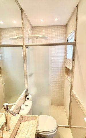Casa à venda com 120m², 3 quartos e 3 vagasBanheiro da Suíte 2