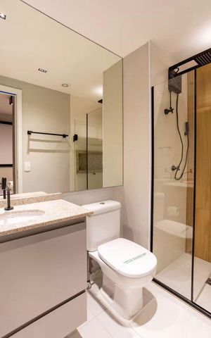 Apartamento para alugar com 25m², 1 quarto e sem vagaBanheiro