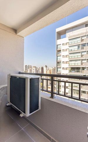 Apartamento para alugar com 25m², 1 quarto e sem vagaVaranda