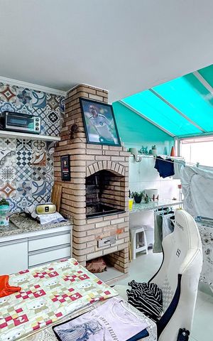 Casa de condomínio à venda com 182m², 3 quartos e 4 vagasÁrea gourmet