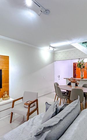 Casa de condomínio à venda com 182m², 3 quartos e 4 vagasSala
