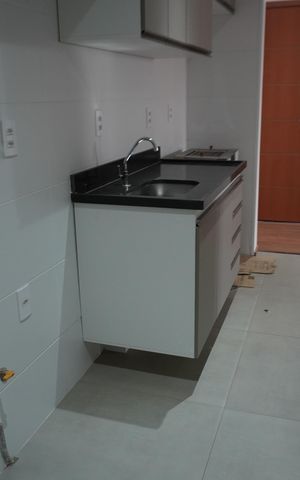 Apartamento para alugar com 55m², 2 quartos e 1 vagaCozinha e Área de Serviço