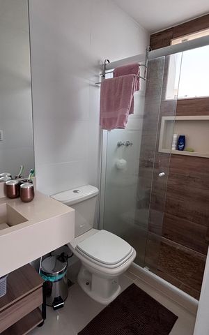 Casa de condomínio à venda com 269m², 3 quartos e 4 vagas Casa de condomínio à venda com 269m², 3 quartos e 4 vagasBanheiro do Quarto 3