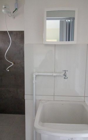 Studio para alugar com 20m², 1 quarto e sem vaga Studio para alugar com 20m², 1 quarto e sem vagaBanheiro