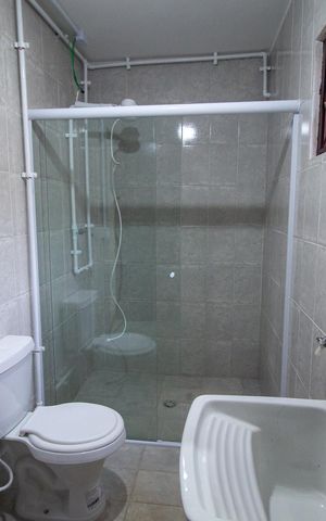 Studio para alugar com 21m², 1 quarto e sem vaga Studio para alugar com 21m², 1 quarto e sem vagaBanheiro