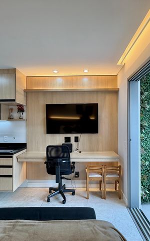 Studio à venda com 25m², 1 quarto e sem vaga Studio à venda com 25m², 1 quarto e sem vagaQuarto