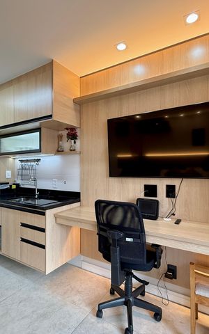 Studio à venda com 25m², 1 quarto e sem vaga Studio à venda com 25m², 1 quarto e sem vagaQuarto