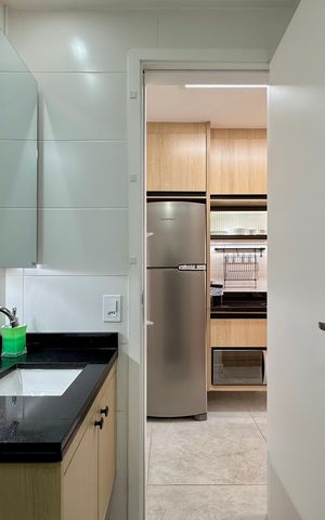 Studio à venda com 25m², 1 quarto e sem vaga Studio à venda com 25m², 1 quarto e sem vagaBanheiro