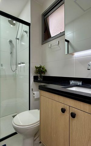 Studio à venda com 25m², 1 quarto e sem vaga Studio à venda com 25m², 1 quarto e sem vagaBanheiro