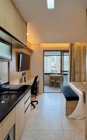 Studio à venda com 25m², 1 quarto e sem vaga Studio à venda com 25m², 1 quarto e sem vagaCozinha