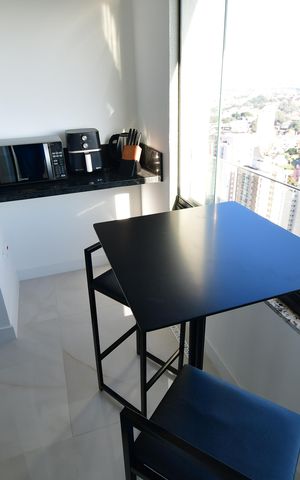 Studio para alugar com 46m², 1 quarto e 1 vagaQuarto - Sacada