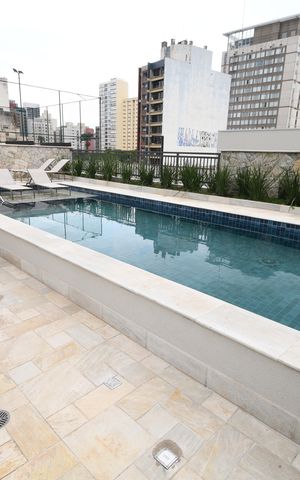 Studio para alugar com 46m², 1 quarto e 1 vagaÁrea comum - Piscina