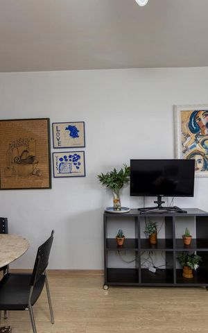 Apartamento para alugar com 56m², 1 quarto e 1 vaga Apartamento para alugar com 56m², 1 quarto e 1 vagaSala_Cozinha