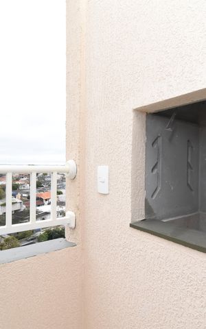 Apartamento à venda com 52m², 2 quartos e 1 vagaSacada da Sala