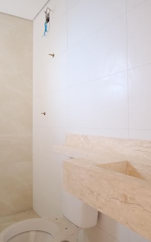 Casa à venda com 115m², 3 quartos e 4 vagasBanheiro da Suíte 1