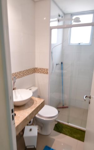 Apartamento à venda com 57m², 2 quartos e 1 vagaBanheiro