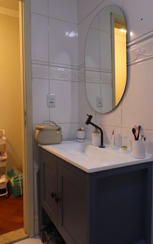 Casa à venda com 120m², 3 quartos e 2 vagasBanheiro Quarto 1 suíte