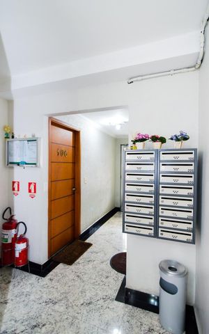Apartamento à venda com 49m², 1 quarto e 1 vagaHall Social 