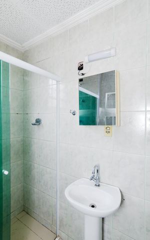 Apartamento à venda com 49m², 1 quarto e 1 vagaBanheiro
