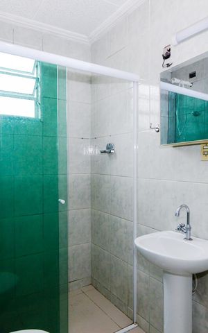 Apartamento à venda com 49m², 1 quarto e 1 vagaBanheiro