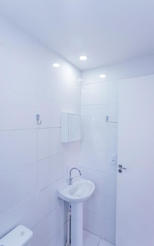 Apartamento à venda com 55m², 2 quartos e 1 vaga Apartamento à venda com 55m², 2 quartos e 1 vagaBanheiro suite