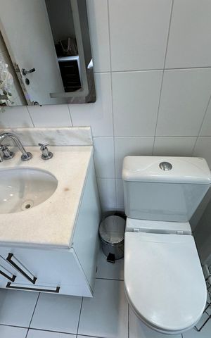 Apartamento à venda com 98m², 3 quartos e 1 vagaBanheiro da Suíte