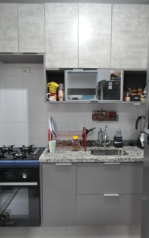 Apartamento à venda com 52m², 2 quartos e 2 vagasCozinha