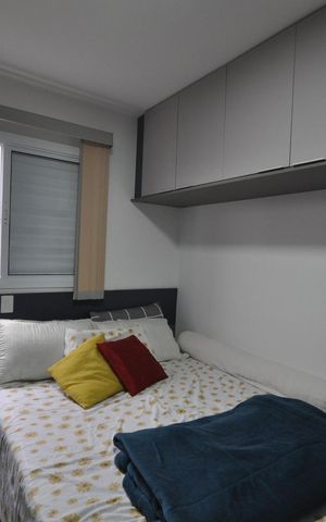 Apartamento à venda com 52m², 2 quartos e 2 vagasQuarto Suíte