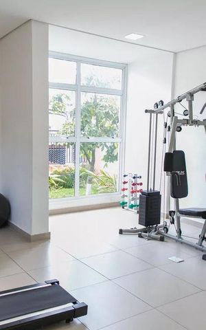 Apartamento à venda com 52m², 2 quartos e 2 vagas Apartamento à venda com 52m², 2 quartos e 2 vagasÁrea comum - Academia