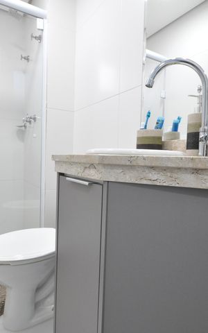 Apartamento à venda com 52m², 2 quartos e 2 vagasBanheiro