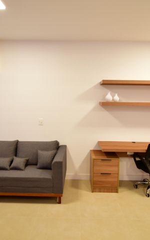Studio para alugar com 46m², 1 quarto e 1 vagaSala