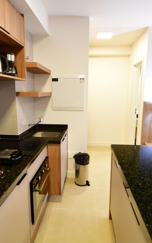 Studio para alugar com 46m², 1 quarto e 1 vagaCozinha