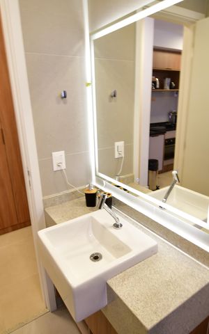 Studio para alugar com 46m², 1 quarto e 1 vagaBanheiro