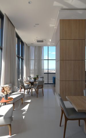 Studio para alugar com 46m², 1 quarto e 1 vagaÁrea comum - Salão de festas