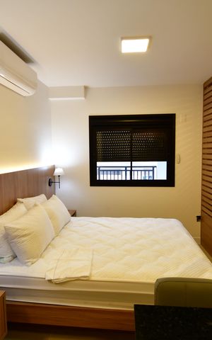 Studio para alugar com 46m², 1 quarto e 1 vagaQuarto