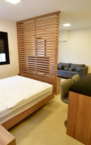 Studio para alugar com 46m², 1 quarto e 1 vagaQuarto